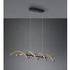 Suspension Trio Sequence LED Laiton, Noir, 1 lumière