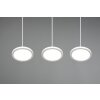 Suspension Trio Tray LED Blanc, 3 lumières