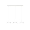 Suspension Trio Tray LED Blanc, 3 lumières