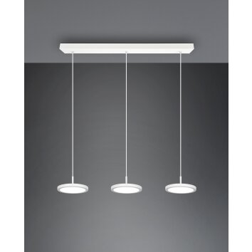 Suspension Trio Tray LED Blanc, 3 lumières