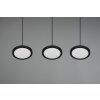 Suspension Trio Tray LED Noir, 3 lumières