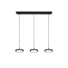 Suspension Trio Tray LED Noir, 3 lumières