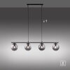 Suspension Leuchten-Direkt BIG WIDOW Noir, 4 lumières