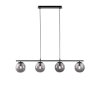 Suspension Leuchten-Direkt BIG WIDOW Noir, 4 lumières