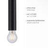 Suspension Leuchten-Direkt BRUNA Noir, 1 lumière