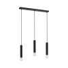 Suspension Leuchten-Direkt BRUNA Noir, 3 lumières