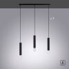 Suspension Leuchten-Direkt BRUNA Noir, 3 lumières