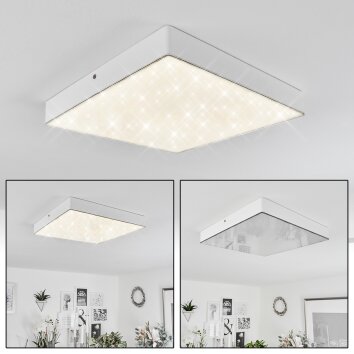 Plafonnier  Mentque LED Blanc, 1 lumière