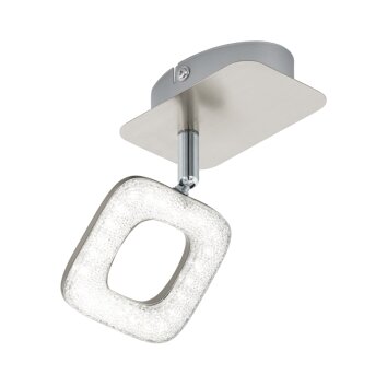 Spot Eglo LITAGO CRYSTAL LED Aspect cristal, Nickel mat, 1 lumière