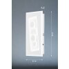 Applique murale Fischer & Honsel Ratio LED Blanc, 1 lumière