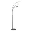 Lampadaire Fischer & Honsel Dent LED Noir, 3 lumières