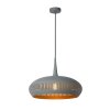 Suspension Lucide RAYCO Gris, 1 lumière