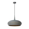 Suspension Lucide RAYCO Gris, 1 lumière