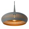 Suspension Lucide RAYCO Gris, 1 lumière