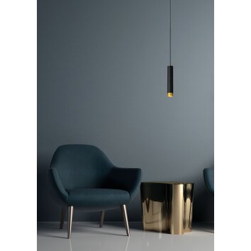 Suspension Lucide FLORIS Noir, 1 lumière