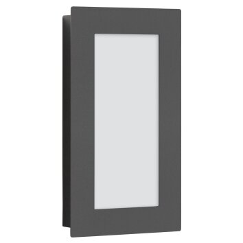 Applique murale d'extérieur LCD Lamberg LED Gris, 1 lumière