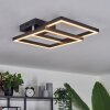 Plafonnier  Cavareno LED Noir, 1 lumière