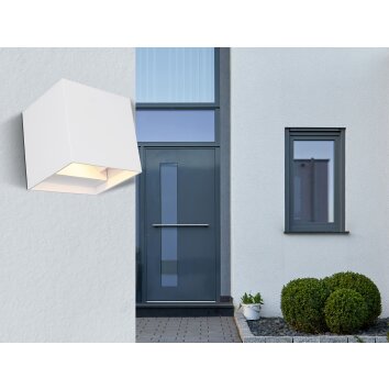 Applique murale d'extérieur Globo VERONIKA LED Blanc, 1 lumière