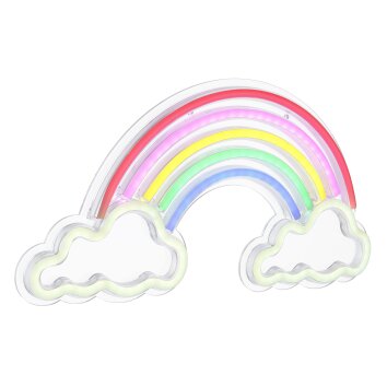 Luminaire déco Globo RAINBOW LED Transparent, 1 lumière