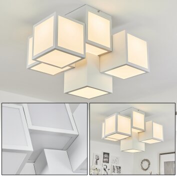 Plafonnier  Allonville LED Blanc, 1 lumière