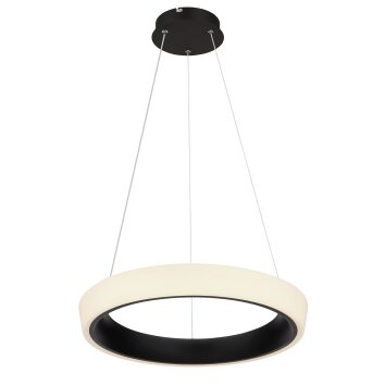 Suspension Globo TABANO LED Noir, 1 lumière, Télécommandes