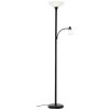 Lampadaire Brilliant Lucy LED Noir, 2 lumières