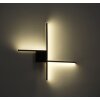 Applique murale Globo WL LED Noir, 1 lumière