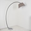 Lampe à arc  Sagu Gris, Noir, 1 lumière