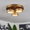 Plafonnier  Huallilemu LED Vieux laiton, 3 lumières