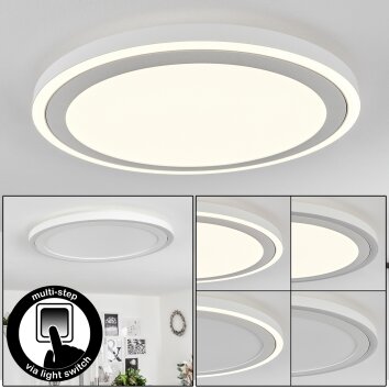 Plafonnier  Audrieu LED Blanc, 2 lumières