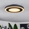 Plafonnier  Audrieu LED Noir, Blanc, 2 lumières