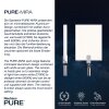 Lampe de table Paul Neuhaus PURE-MIRA LED Aluminium, 1 lumière, Télécommandes