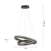 Suspension Paul Neuhaus Q-VITO LED Anthracite, 1 lumière, Télécommandes