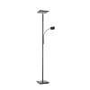 Lampadaire à vasque Leuchten-Direkt HANS LED Noir, 2 lumières