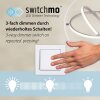 Plafonnier Leuchten-Direkt EMILIA LED Gris, Écru, 1 lumière