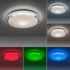 Plafonnier Leuchten-Direkt LUCCA LED Blanc, 1 lumière, Télécommandes