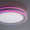 Plafonnier Leuchten-Direkt SPHERIC LED Blanc, 2 lumières, Télécommandes, Changeur de couleurs