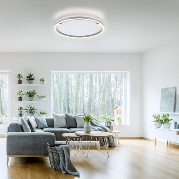 Plafonnier Leuchten-Direkt RITUS LED Aluminium, 1 lumière