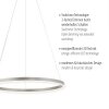 Suspension Leuchten-Direkt RITUS LED Aluminium, 1 lumière