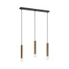 Suspension Leuchten-Direkt BRUNA Noir, 3 lumières