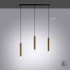 Suspension Leuchten-Direkt BRUNA Noir, 3 lumières