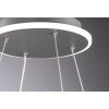 Suspension Wofi-Leuchten SHAY LED Gris, 1 lumière