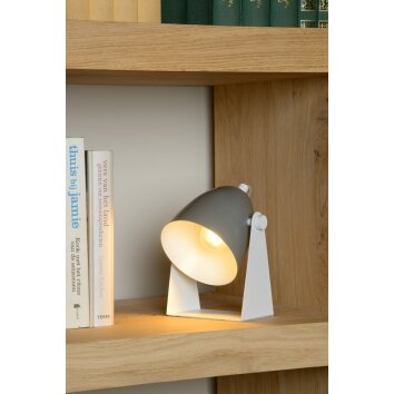 Lampe de table Lucide CHAGO Gris, 1 lumière