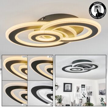 Plafonnier  Casaldelo LED Anthracite, 1 lumière