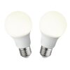 Globo Lot de 2 LED E27 8,8 watt 806 lumen 4000 kelvin