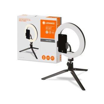 Lampe de table Ledvance MOBILE RING Noir, 1 lumière