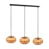 Suspension Eglo AMSFIELD Noir, 3 lumières