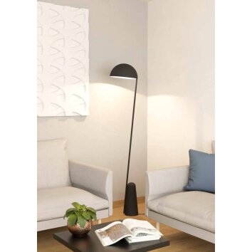 Lampadaire Eglo ARANZOLA Noir, Blanc, 1 lumière