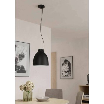 Suspension Eglo CAMASCA Noir, 1 lumière