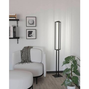 Lampadaire Eglo SIBERIA LED Noir, 1 lumière, Télécommandes